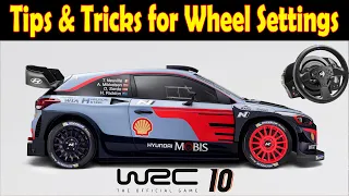 WRC 10 Tips & Tricks for Steering Wheel Settings