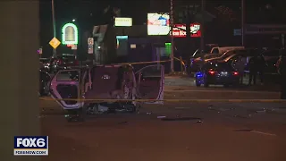 Car split in half, 2 teens injured, 1 fatally | FOX6 News Milwaukee