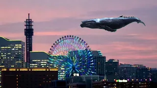 Flying Whale Visits Japan