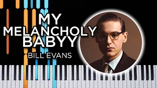 Bill Evans - My Melancholy Baby (Piano Tutorial)