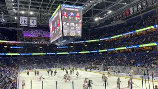 Tampa Bay Lightning Warmups 11/23/19 vs Anaheim Ducks