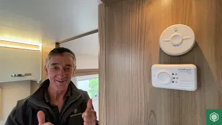 How to use the fire alarm and carbon monoxide alarm 🚨 - found in modern caravans