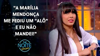 Juliana Bonde revela que já ignorou a cantora Marília Mendonça | The Noite (24/11/21)