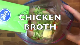 5-Minute Freezer Chicken Soup for Easy Meal Prep!