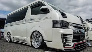 (4K)ダイナスティ 200系ハイエースカスタム DYNASTY TOYOTA 200 HIACE modified - カスタマイズカーニバル 2019