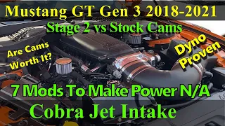 Cobra Jet Intake _ 2020 Mustangs Compete on the Dyno _ Do Cams Make a Difference? Find out Here!