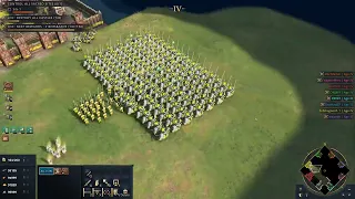 Age of Empires 4 - 2v2v2v2 MASSIVE CAVALRY ARMY | Multiplayer Gameplay