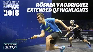 Squash: MATCH OF THE SEASON CONTENDER - Rösner v Rodriguez - Hong Kong Open 2018