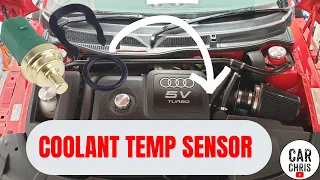 Audi TT MK1 8N 1.8T Engine Coolant Temp Sensor Replacement (Audi VW Seat Skoda)