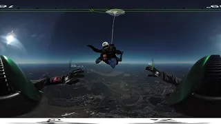 Recorded in 4K 360º Dane's First Tandem Jump at Skydive Kapowsin (Garmin Virb 360)