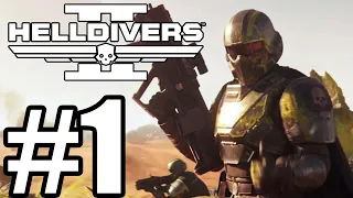 Helldivers 2 Gameplay Walkthrough Part 1 - First 53 Minutes