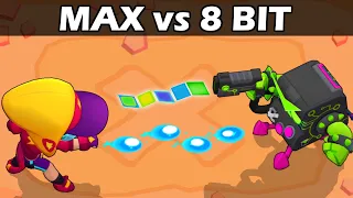 MAX vs 8 BIT | Héroe VS Villano | Brawl Stars