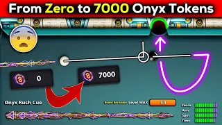 8 Ball Pool - From ZERO to 7000 Onyx Tokens - Onyx Rush Cue Level Max & More Rewards GamingWithK