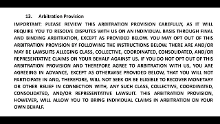Please make sure you OPT OUT OF THE UBER ARBITRATION PROVISION