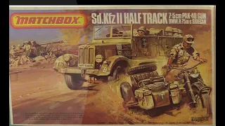 Classic Matchbox: 1/76 Half track / Pak 75mm / BMW Bike & sidecar PK-171 Kit review