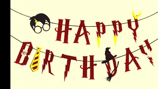 поздравление с днем рождения от Гарри.Happy Birthday!  祝你生日好！zhī nǐ shēngrì hǎo ！