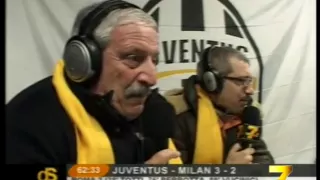 Direttastadio 7Gold Juventus-Milan 4-2 esultanza Zuliani-Crudeli