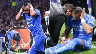 OL - OM • Le jet de bouteille sur Dimitri Payet qui a provoqué l'interruption du match • HD