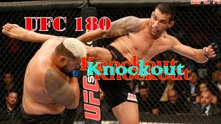 НОКАУТ UFC 180.  Фабрисиу Вердум Марк Хант