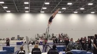 Savona Cerra 6th Place Level 9 Eastern National Bar Routine 2016