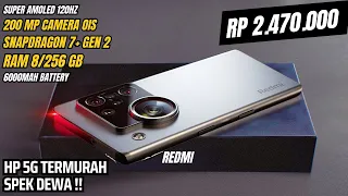 REKOMENDASI HP 5G TERMURAH 2023, RAM 8GB, KAMERA 200 MP, BATERAI 6000mAh, SUPER AMOLED 120HZ