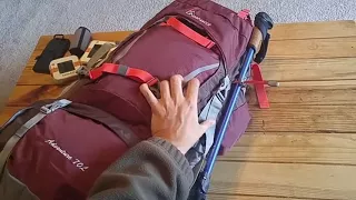 Mountaintop Ultralight 70L backpack - WATCH before you buy!