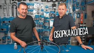 Как собрать колесо велосипеда