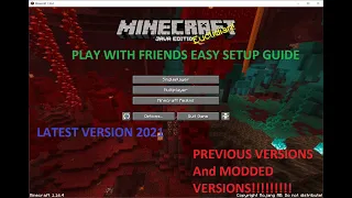 How To Play Minecraft With Friends (LAN/Multiplayer) [All PC Versions]