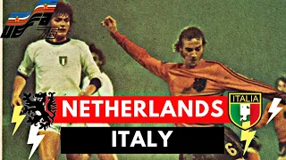 Netherlands vs Italy 3-1 All Goals & Highlights ( UEFA Euro 1976 qualifying )