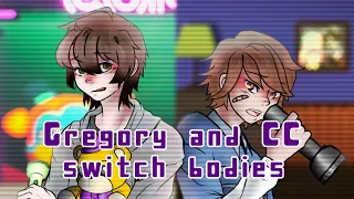 Gregory and CC / Evan Afton switch bodies | FNAF + Security Breach Gacha Club (not original) #fnaf