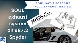 Sounds of SOUL Valved Street Exhaust on 987.2 Boxster