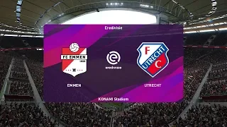 PES 2020 | Emmen vs Utrecht - Eredivisie | Full Gameplay | 1080p 60FPS