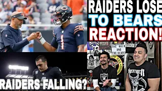 RAIDERS LOSE TO BEARS 20-9 REACTION ! LAS VEGAS RAIDERS LOSE TO CHICAGO BEARS 20-9