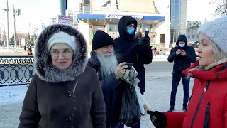 Челябинск в поддержку Навального. Плюс эшники и один провокатор.