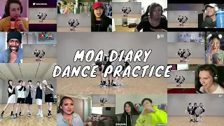 TXT 'MOA diary' Dance Practice | reaction Mashup