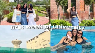 first week of university + vlog ( & uni reveal)