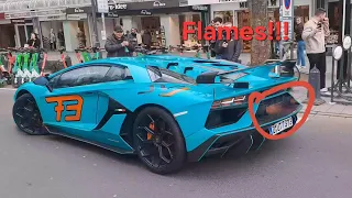 Lamborghini Aventador SVJ Gintani terrorizes Düsseldorf (RIP Headphone users) #gintani #lamborghini