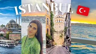 Turkey travel vlog : Istanbul 🇹🇷 I Galata tower , blue mosque , taksim square , bosphorus trip