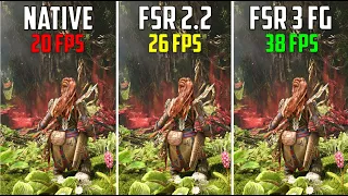 Horizon Forbidden West - FSR 3 FG - GTX 1050 Ti Is Game Actually Playable!