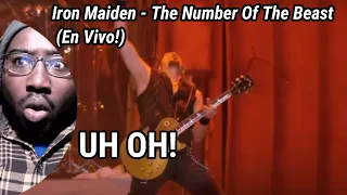 Iron Maiden - The Number Of The Beast (En Vivo!) | Reaction (THIS MAY SCARE SOME!) #ironmaiden