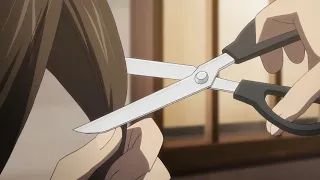 Kokkoku anime haircut scene (HD remaster and edit)