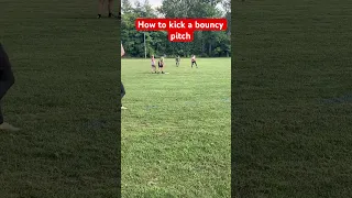 HOW TO KICK a bouncy pitch. #youtubeshorts #kickball