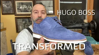 Hugo Boss Transformed into a solid shoes.