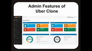 eSiteWorld Uber Clone Script Admin Panel Features