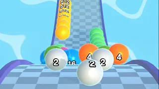 Ball Run 2048 - All Levels Gameplay Android, iOS ( Levels 645 - 670 )