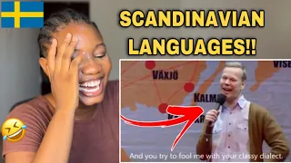 American  Reaction To Johan Glans on Scandinavian Languages (Swedish Comedy)