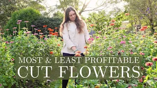 Most & Least Profitable Cut Flowers I Grew in 2023 💐 First Year Backyard Cut Flower Farm Australia