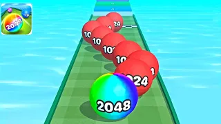 2048 Golf Ball Runner ! All Levels Gameplay (402-423) android, ios
