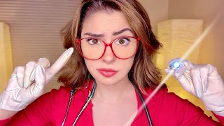 ASMR Full Body Exam EVERYTHING is Wrong ⚡ Cranial Nerve, Doctor Roleplay, Eye, Hearing, Medical RP