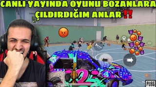 CANLI YAYINDA ÇILDIRDIĞIM ANLAR ! KATİL ARABAYI BOZANLAR ! / PUBG MOBİLE